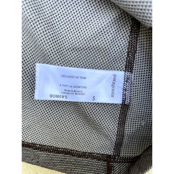 Patagonia Womens Capilene Performance Base Layer 1/4 Zip Shirt Long Sleeve Small - Picture 5 of 6